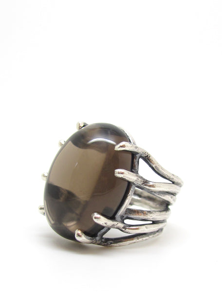 Smokey Quartz Spell Ring