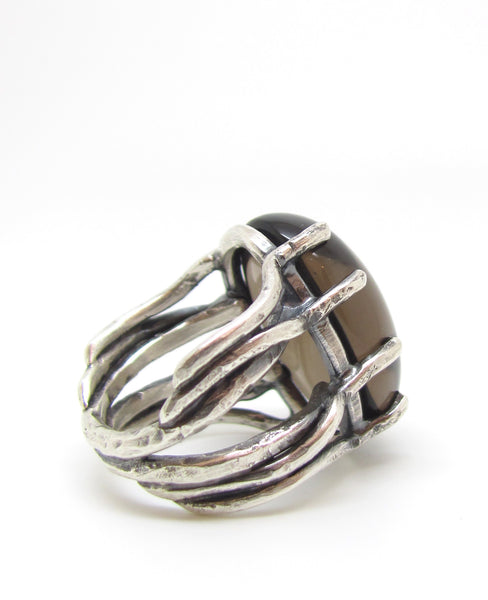 Smokey Quartz Spell Ring