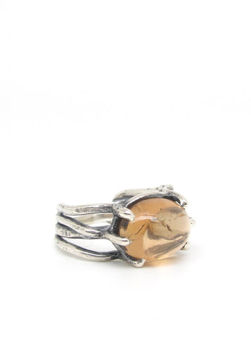 Peach Tourmaline Ring