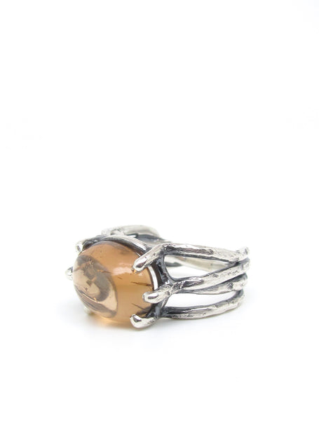 Peach Tourmaline Ring