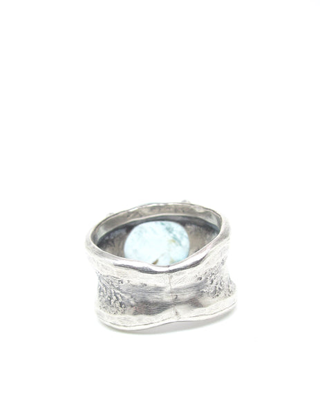 Icy Aquamarine Ring