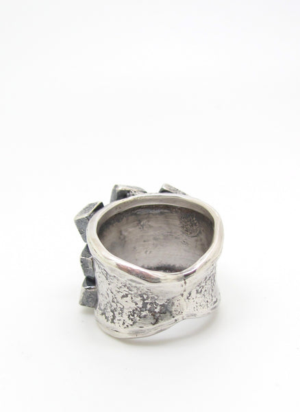 Jumbled Cubes Ring