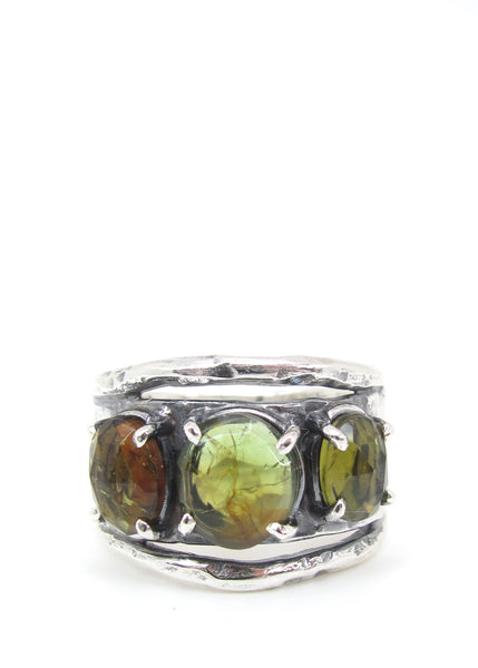 Triple Tourmaline Ring