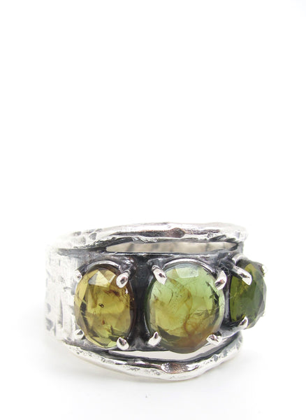 Triple Tourmaline Ring