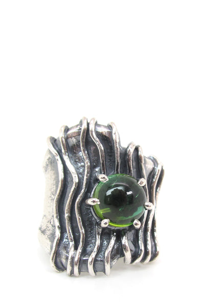 Tourmaline Sea Grass Ring