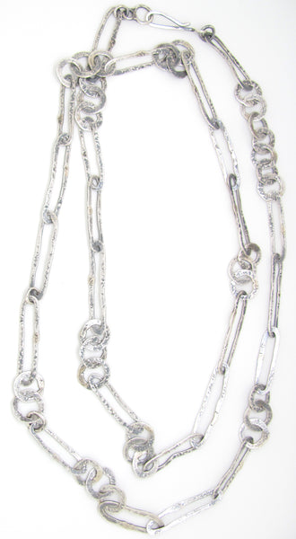 Silver Sketches Necklace