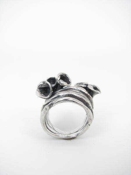 Mushroom and Bark Ring