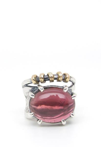 Merlot Toned Tourmaline Ring