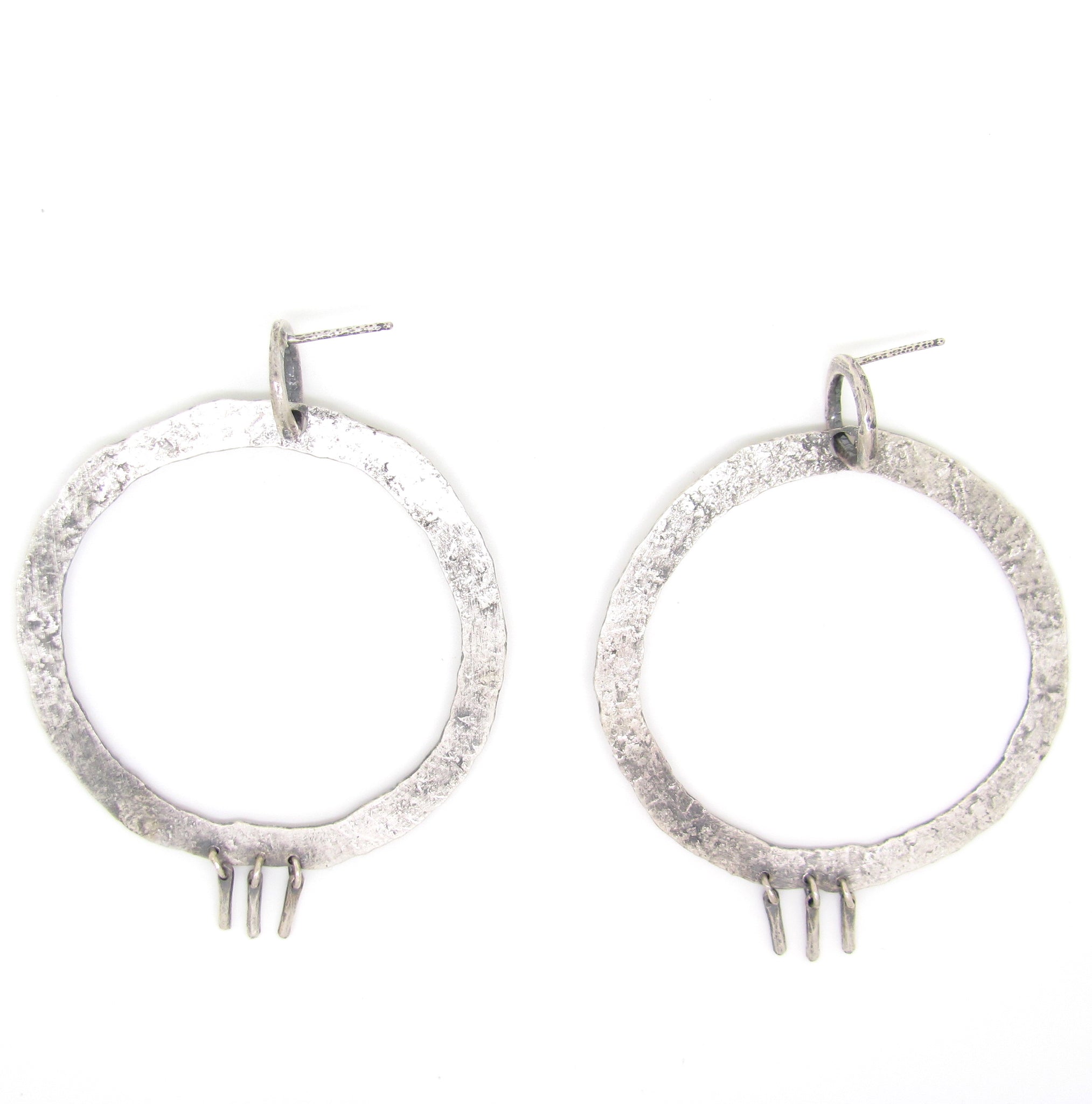 Large Poppy Hoops
