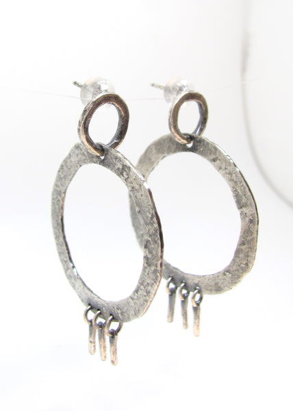 Small Poppy Hoops
