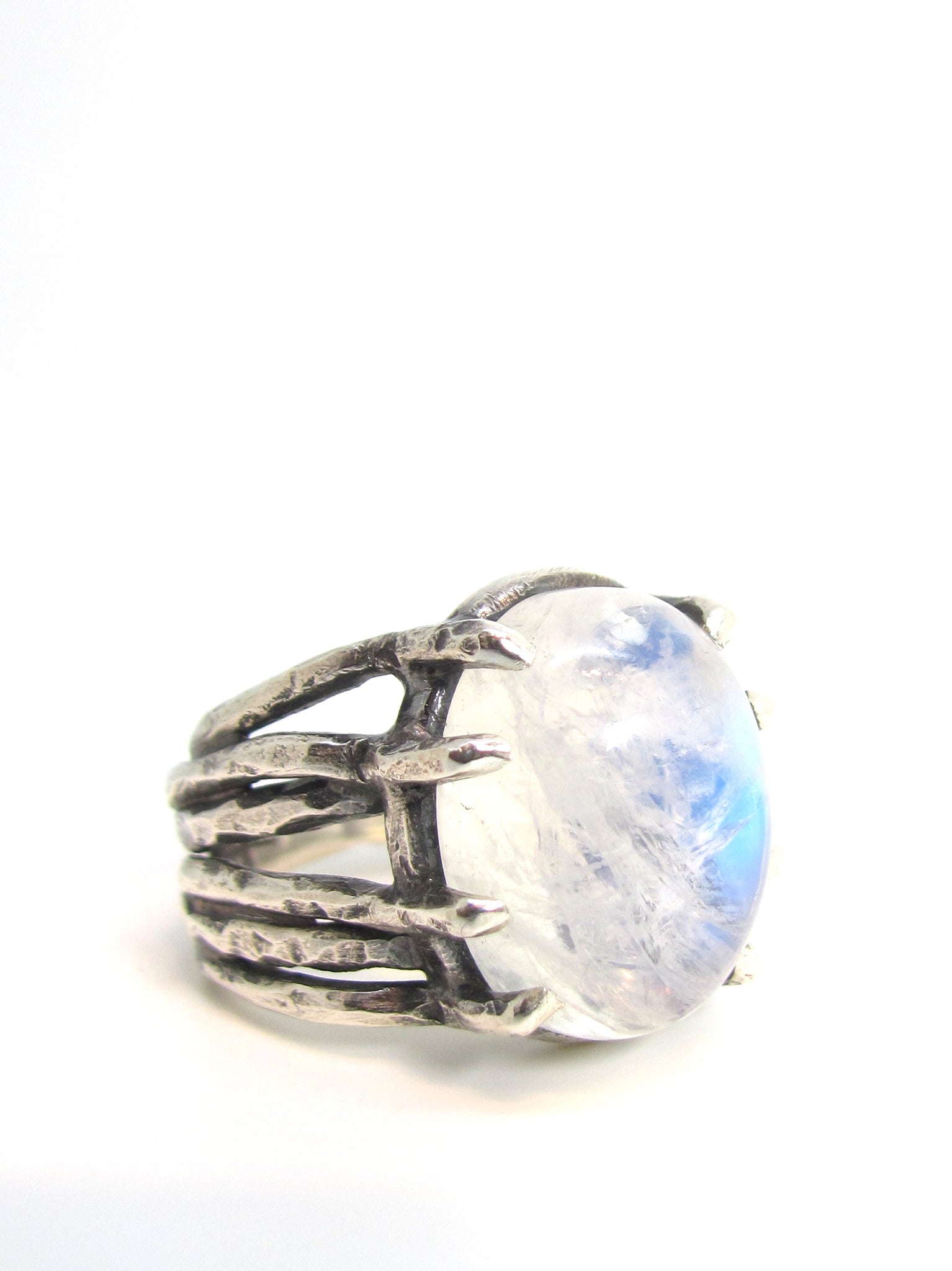 Growing Roots Moonstone Ring