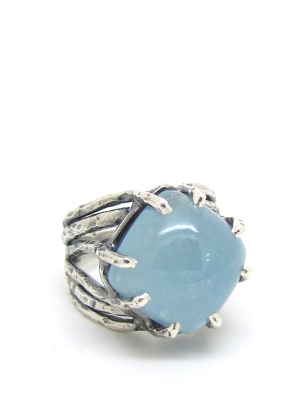 Growing Roots Aquamarine Ring