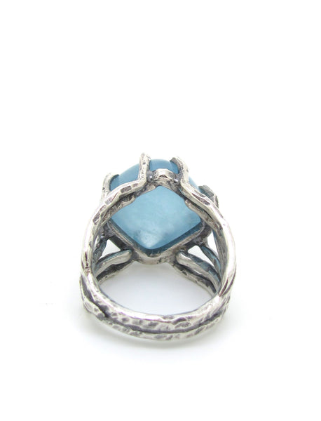 Growing Roots Aquamarine Ring