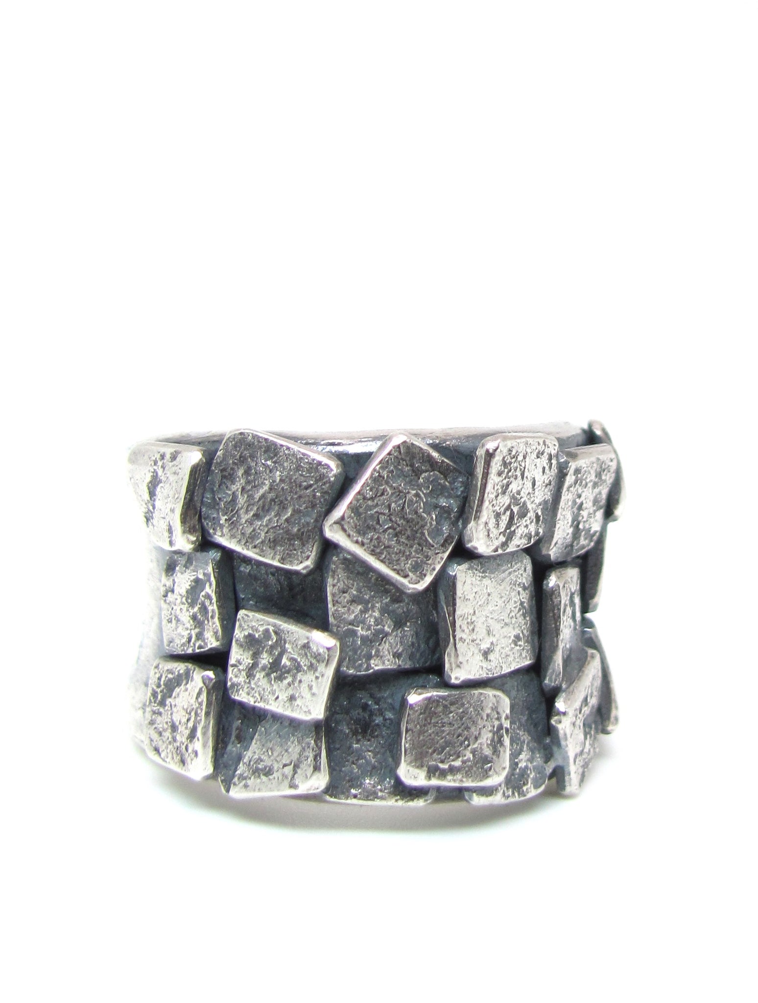 Jumbled Wooden Shingles Ring