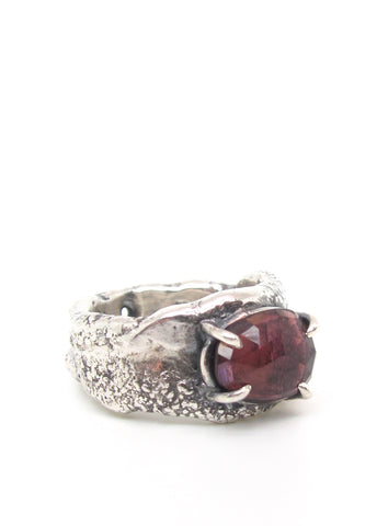 Pink Tourmaline on Melted Band
