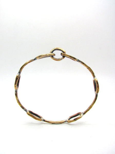 Hammered Ovals Bracelet