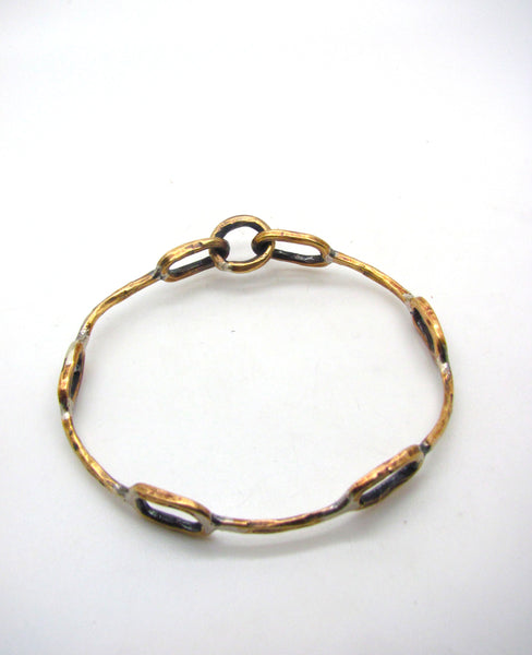 Hammered Ovals Bracelet