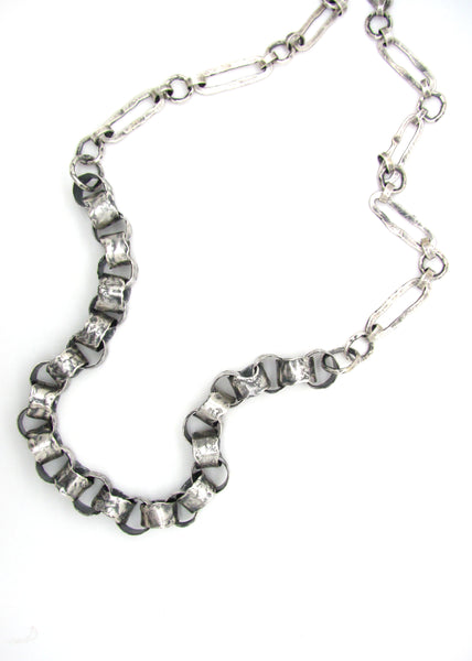 Volcanic Rolo Chain Link Necklace