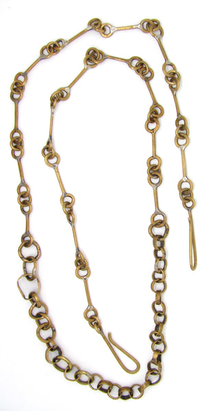 Brass Railroad and Round Link Chain