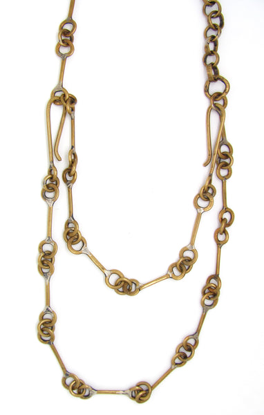 Brass Railroad and Round Link Chain