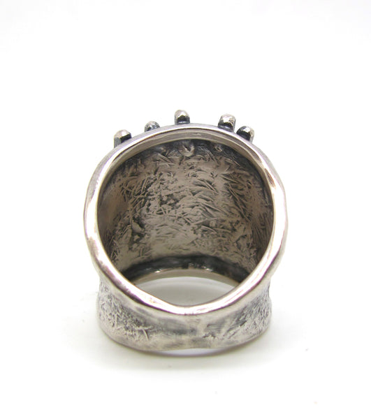 Hammered Lines Ring