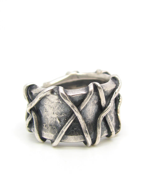 Barbed Wire Band Ring
