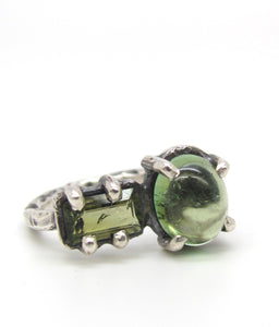 Mint Green Tourmaline Ring