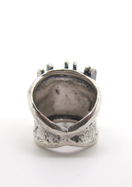 Hammered Lines Ring