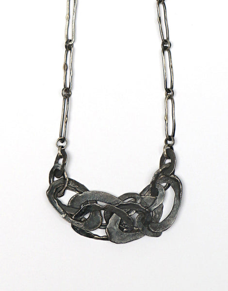 Melted Ovals Chain Necklace