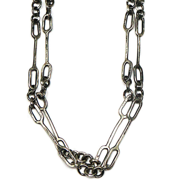 Double Silver Cactus Chain